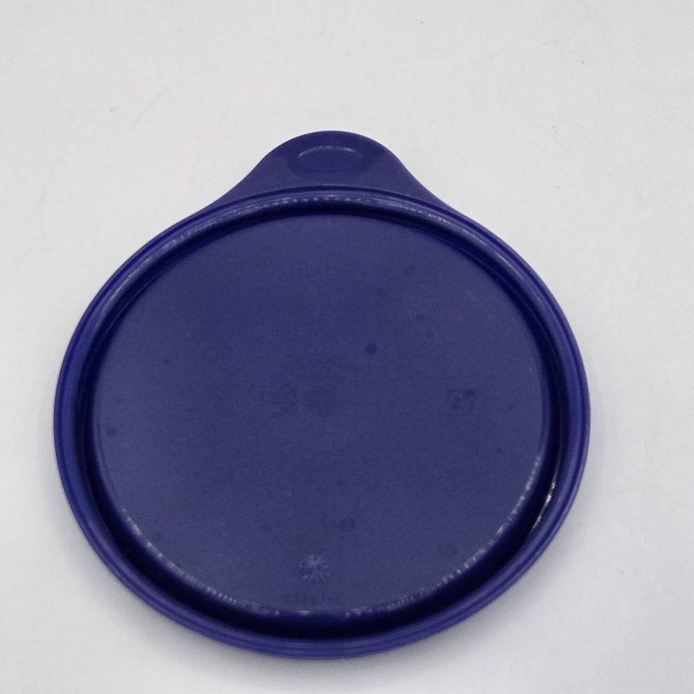 Tupperware Small‎ Blue Royal Blue 3 Inch Made In Mexico - Picture 5 of 6